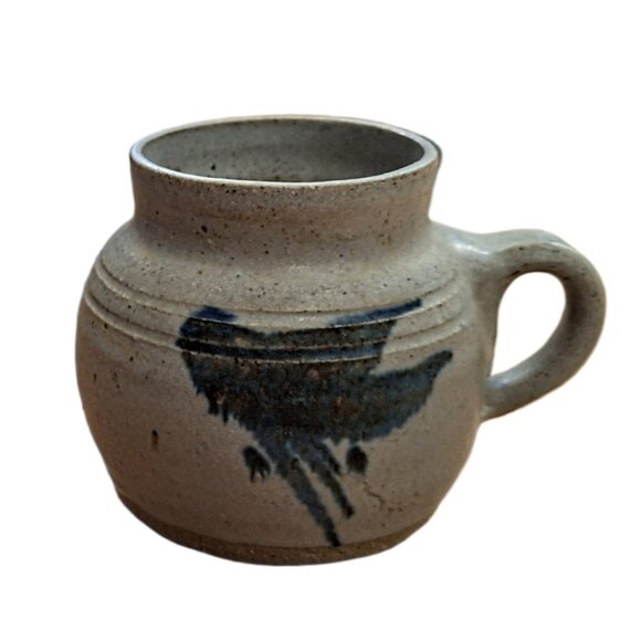 Set of 6 Hand Thrown Studio Pottery Stoneware 6 Ounce Mugs Never Used - Picture 3 of 6